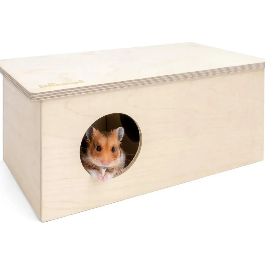 Niteangel Birkenkammer-Labyrinth-Hamsterversteck, 2 Kammern, groß
