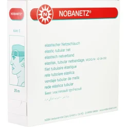 Nobanetz elastischer Netzschlauchverband Weiß 25 m Netzverband Schlauchverband