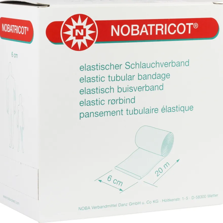 Nobatricot Elastischer Schlauchverband gerollt Trikotschlauch