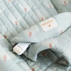 Nobodinoz Babywippe Bezug Gatsby Antik Grün Bio