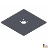 Novus Zubehör POS Standfuß-Platte 360x360 mm (795 + 1705 + 003), schwarz