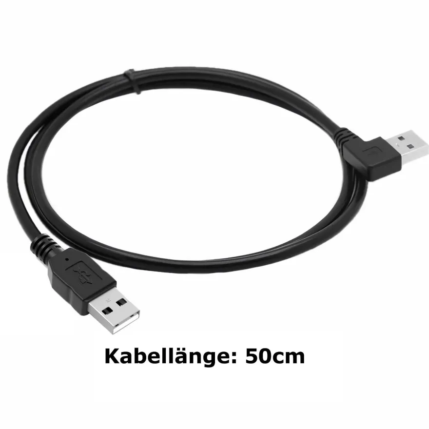 N39 USB 2.0 Kabel Adapter Datenkabel USB A auf A Stecker Verbindungskabel 50cm