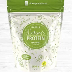Nutri-Plus Natures Protein 500g - veganes Eiweiß ohne Zusätze
