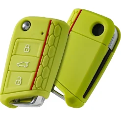 Oatsbasf Silikon Autoschlüssel Hülle für VW Golf 7/Polo/Tiguan MK7/Skoda