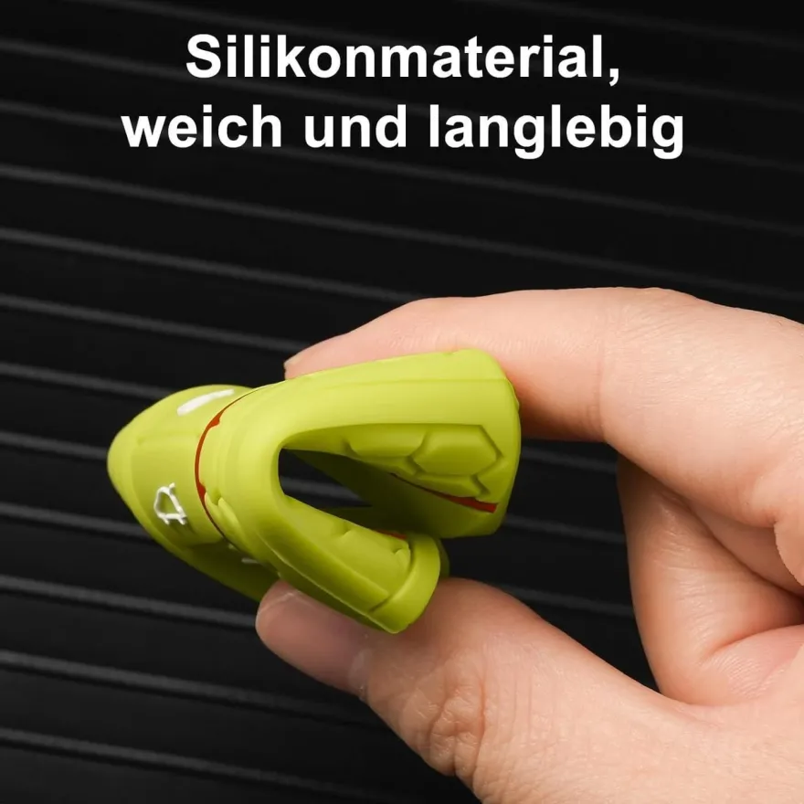 Oatsbasf Silikon Autoschlüssel Hülle für VW Golf 7/Polo/Tiguan MK7/Skoda