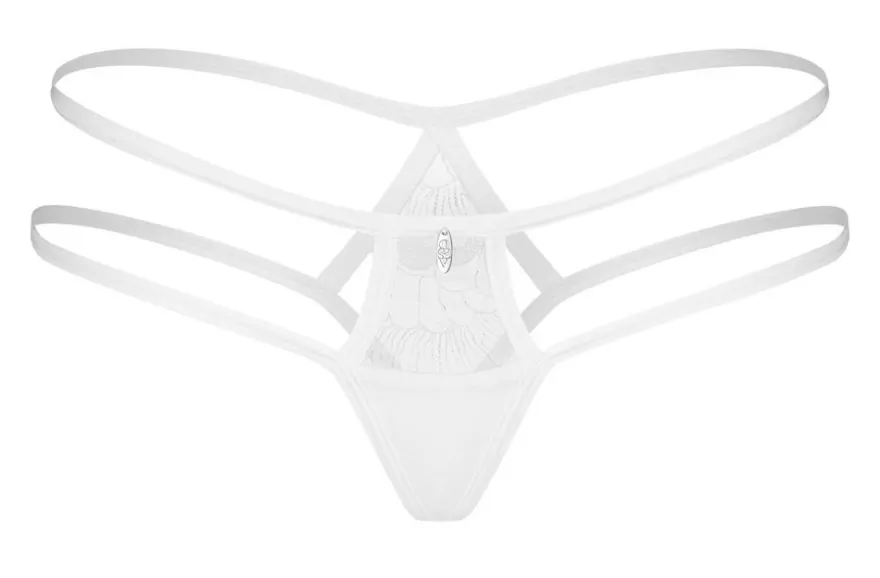 Obsessive String Arrowel in Weiß - Verführerischer Spitzenstring