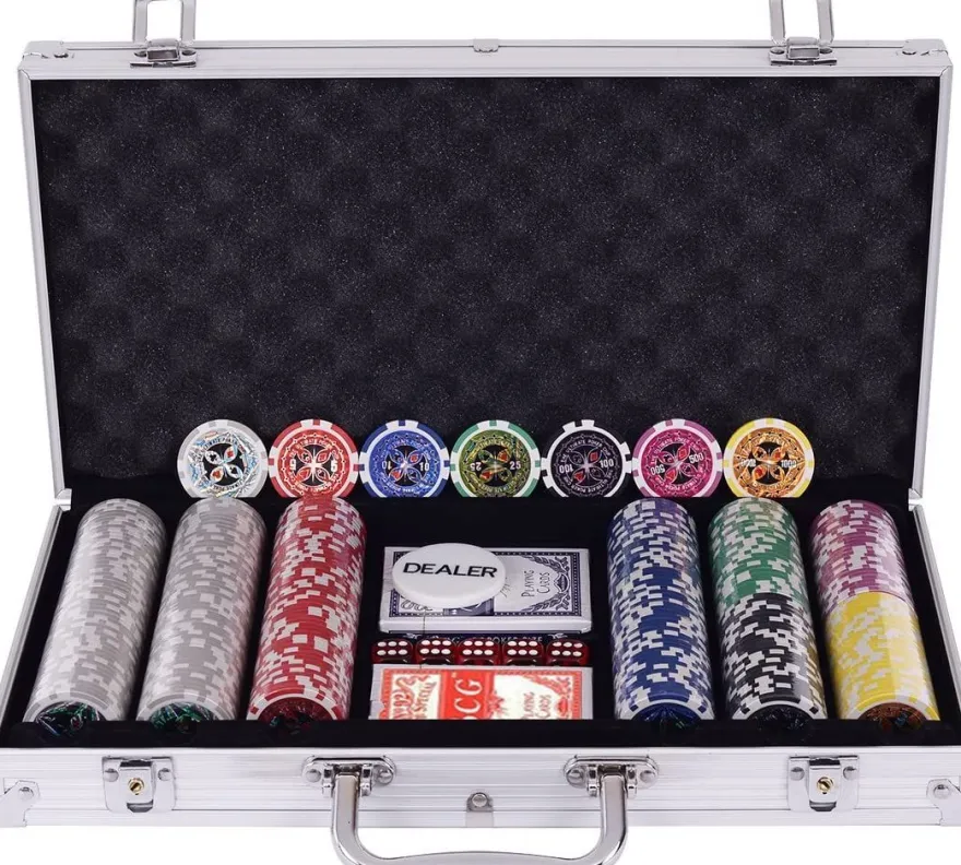 10% off Gutschein 1024 Pokerset 300 Laser-Chips Alukoffer inkl. Komplettset