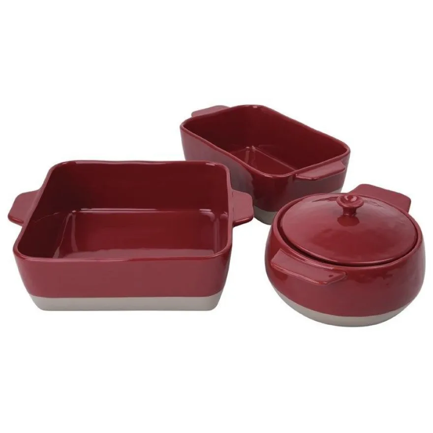 Olympia Bräter rot taupe 4,2L,1 Stück rechteckig