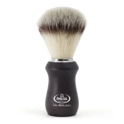 Omega Rasierpinsel 46833 Hi Brush mit schwarzem Holzgriff