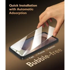 OMOTON Panzerglas für Samsung Galaxy S25 (6,2 Zoll) - 3 + 2 Stück, Kameraschutz