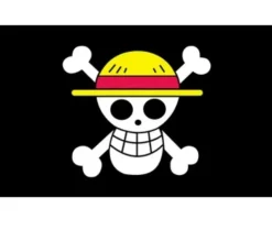 One Piece Jolly Roger Flag Flagge Strohhut Luffy Totenkopf Cosplay Anime Manga