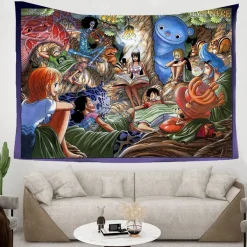 ONE PIECE Wandbehänge Nami Zoro Tapestry Hintergrund Tuch Schlafzimmer Wanddekoration