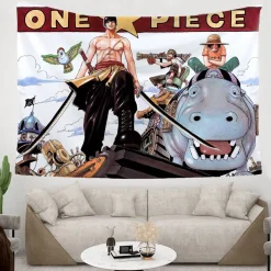 ONE PIECE Wandbehänge Nami Zoro Tapestry Hintergrund Tuch Schlafzimmer Wanddekoration