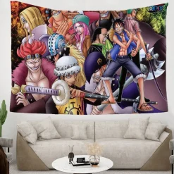 ONE PIECE Wandbehänge Nami Zoro Tapestry Hintergrund Tuch Schlafzimmer Wanddekoration