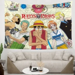 ONE PIECE Wandbehänge Nami Zoro Tapestry Hintergrund Tuch Schlafzimmer Wanddekoration