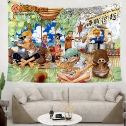 ONE PIECE Wandbehänge Nami Zoro Tapestry Hintergrund Tuch Schlafzimmer Wanddekoration