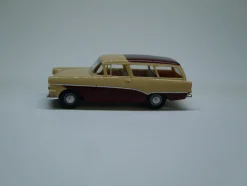 Opel Rekord PI CarAVan, beige/ weinrot, H0 Modell 1:87, Brekina 20049