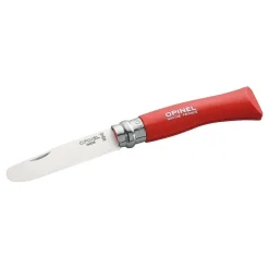 Opinel Kindermesser mit Buchenholz Griff No 07, ostfrei, Rot