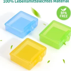 Opret 3 Stück Tablettenbox Pillendose für Vitamine Fischöl Unterwegs