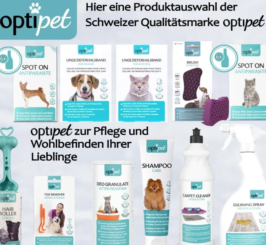 OptiPet Zecken- und Flohschutz 24x1,5ml Spot-On Hund Schutz gegen Parasiten, Milben