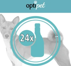 OptiPet Zecken- und Flohschutz 24x1,5ml Spot-On Hund Schutz gegen Parasiten, Milben