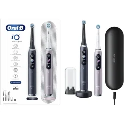 Oral-B iO Series 9 Duo Black Onyx/Rose Quartz Zahnbürste