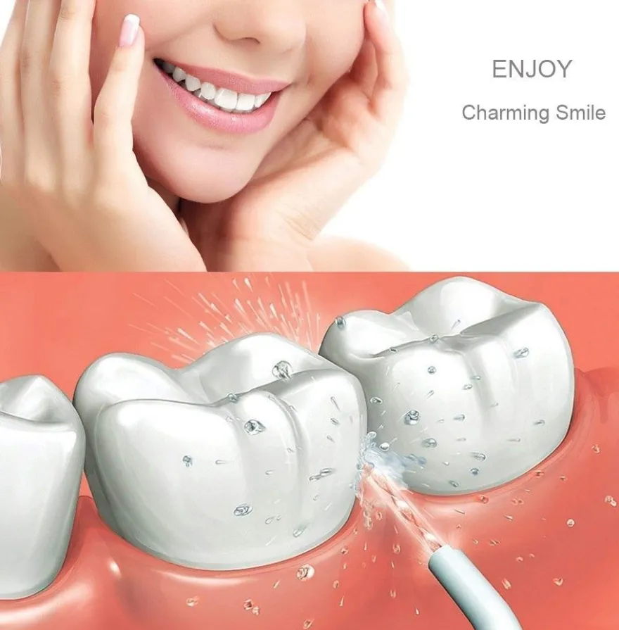 Oral Irrigator Munddusche Reisemunddusche Mundhygiene Zahnpflege System 160ml