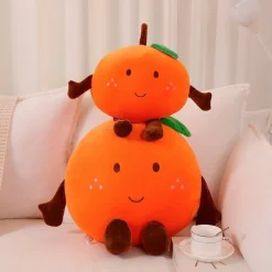 orange Puppe Happy Fruit kissen Plüsch Spielzeug Plüschtiere