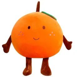 orange Puppe Happy Fruit kissen Plüsch Spielzeug Plüschtiere