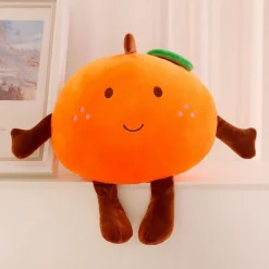 orange Puppe Happy Fruit kissen Plüsch Spielzeug Plüschtiere