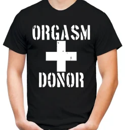 Orgasm Donor Männer T-Shirt | Spruch JGA Film Geschenk American Pie Stifler
