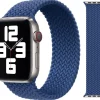 Original Apple Braided Solo Loop Armband 38/40/41mm Größe 3 Atlantic Blue