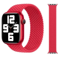 Original Apple Braided Solo Loop Armband 42/44/45mm Größe 8 (Product) Red 3. Gen