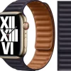 Original Apple Leather Link Armband M/L 38/40/41mm MP843ZM/A Ink Sehr Gut