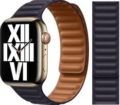 Original Apple Leather Link Armband M/L 38/40/41mm MP843ZM/A Ink Sehr Gut