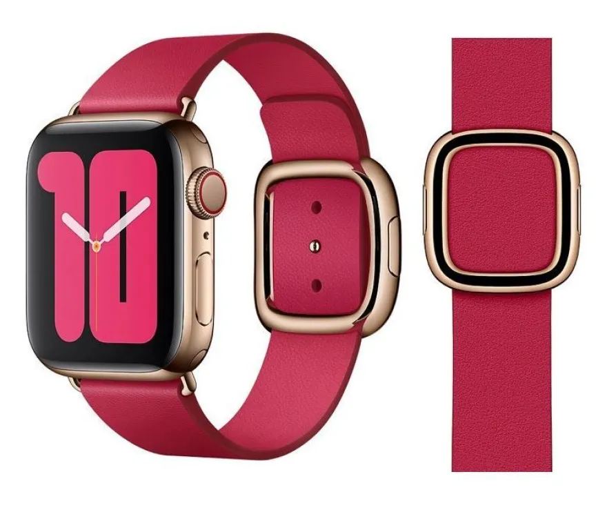 Original Apple Modern Buckle Armband Größe L 38/40/41mm MXPC2ZM/A Raspberry