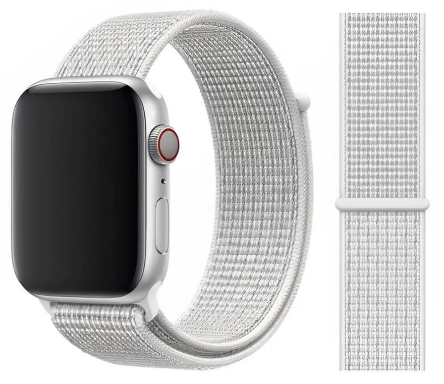 Original Apple Nike Sport Loop Armband 38/40/41mm MX802ZM/A Summit White