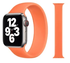 Original Apple Solo Loop Armband 42/44/45mm Größe 10 Kumquat