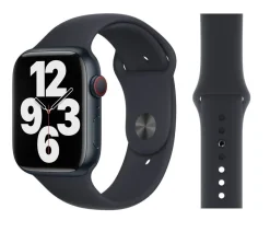 Original Apple Sport Armband S/M + M/L 38/40/41mm MKU83ZM/A Midnight Sehr Gut