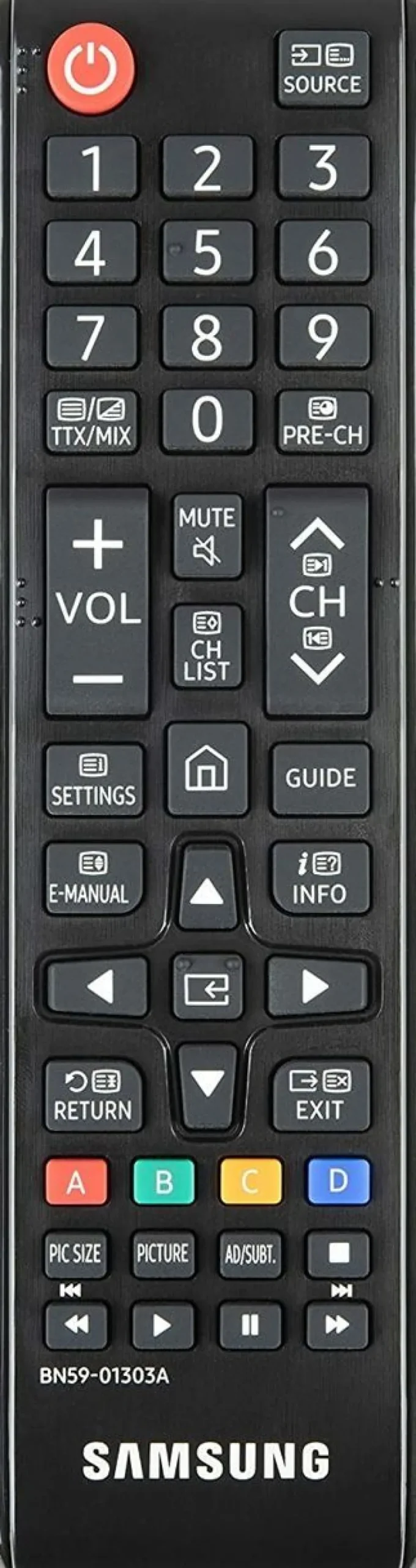 Original Fernbedienung f?r Samsung TV UE49NU7100 | UE49NU7100KXXU | UE49NU7100WXXN