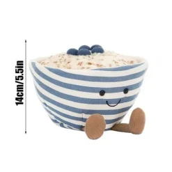 Original Jellycat Amuseable Oats Haferflocken Bowl Kuscheltier Plüschtier