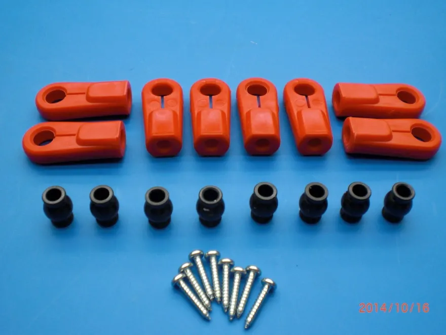 Original Lauterbacher Kugelpfannen-Set rot für Gewinde M 8 für Genius XR 4