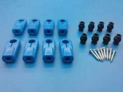 Original Lauterbacher Kugelpfannen-Set blau für M 6 für Reely Carbon-Fighter 1/6