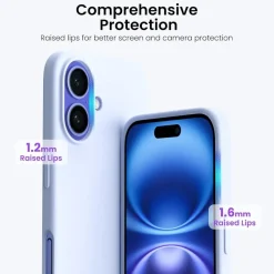 Ornarto iPhone 16 Hülle Silikon 6,1 Zoll Flüssigsilikon Kratzfeste Stoßfeste