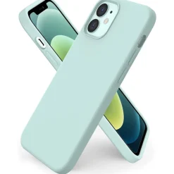 Ornarto iPhone 12 Mini 5,4 Case Ultra Dünn Flüssig Silikon Schutzhülle
