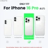 Ornarto iPhone 16 Pro Hülle Silikon 6,3 Zoll flüssiges Silikon Piniengrün