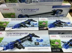 Osaga UVC 7,11,18, 24, 36, 55, 75 Watt Gerät Algenvernichter gegen grünes Wasser