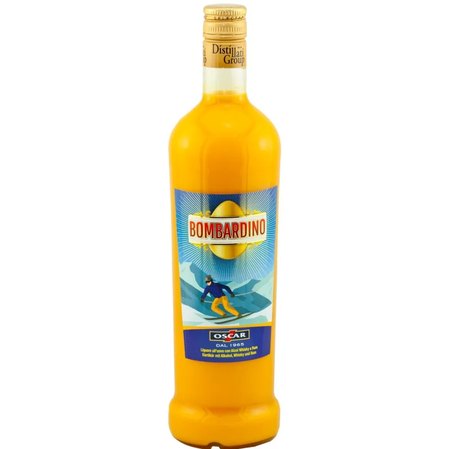 Oscar Bombardino - Likör mit Ei, Whisky und Rum 1,0 ltr. 17% Vol.