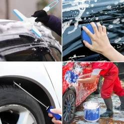 Outigu 17-teiliges Auto-Reinigungs-Set für Innen- und Außenreinigung mit Zubehör