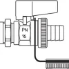 Oventrop Optiflex KFE-Kugelhahn 3/8